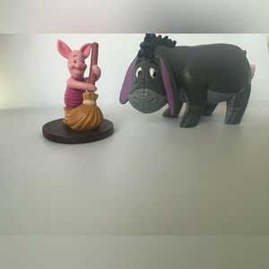 Disney Eeyore Piglet figurines DISNEY PLAY FIGURE SET 3.5" EEYORE DONKEY WINNIE